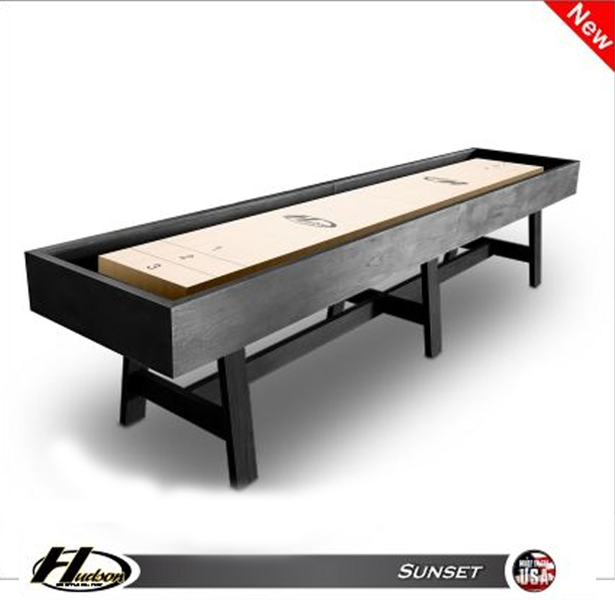 11' Sunset - NEW with Custom Stain Options! – Hudson Shuffleboards