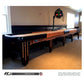 Dominator shuffleboard table with custom wood and stain options - Hudson Shuffleboards