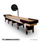 Grand Hudson shuffleboard table with custom stain options - Hudson Shuffleboards