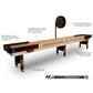 Grand Hudson shuffleboard table with custom stain options - Hudson Shuffleboards
