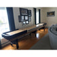 Deluxe Hybrid shuffleboard table with custom stain options - Hudson Shuffleboards