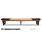 Intimidator shuffleboard table with custom stain options - Hudson Shuffleboards