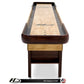 Intimidator shuffleboard table with custom stain options - Hudson Shuffleboards