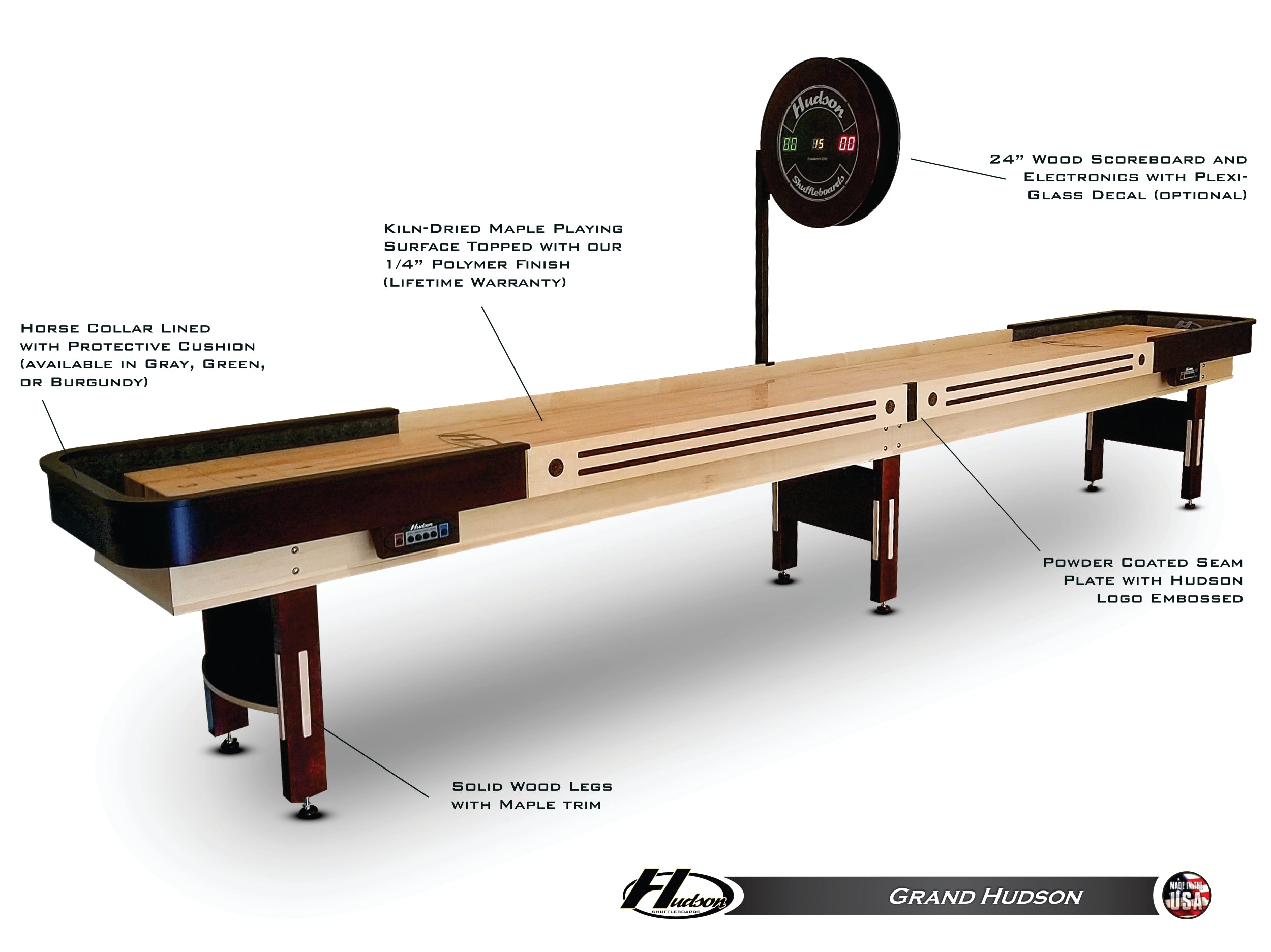 9' Grand Hudson - NEW with Custom Stain Options! – Hudson