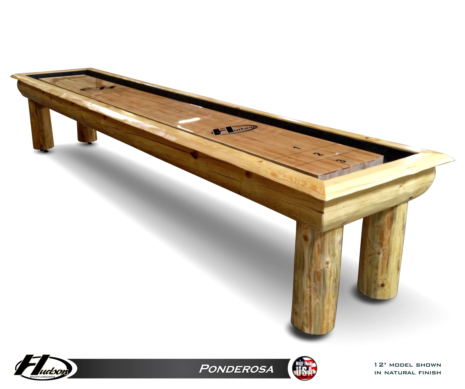 22' Ponderosa - NEW with Custom Stain Options! – Hudson Shuffleboards